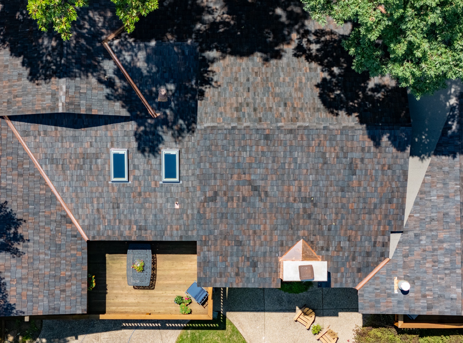 Aerial drone photograph