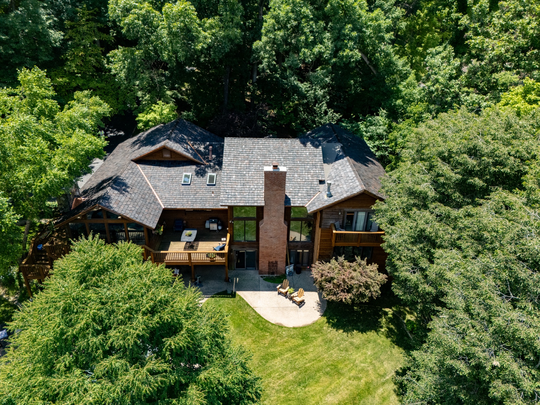 Aerial drone photograph