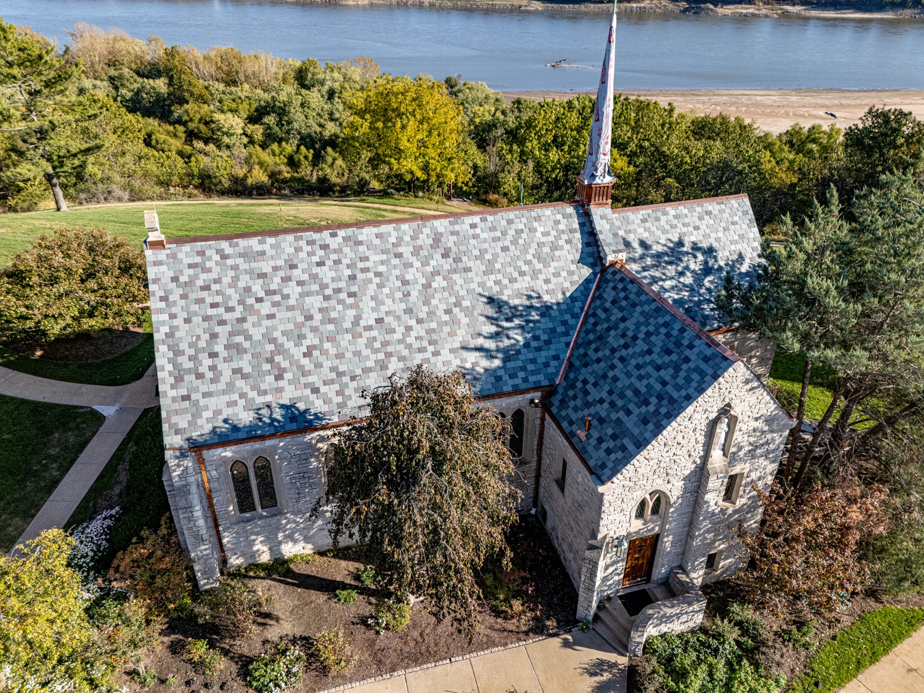 Aerial drone photograph