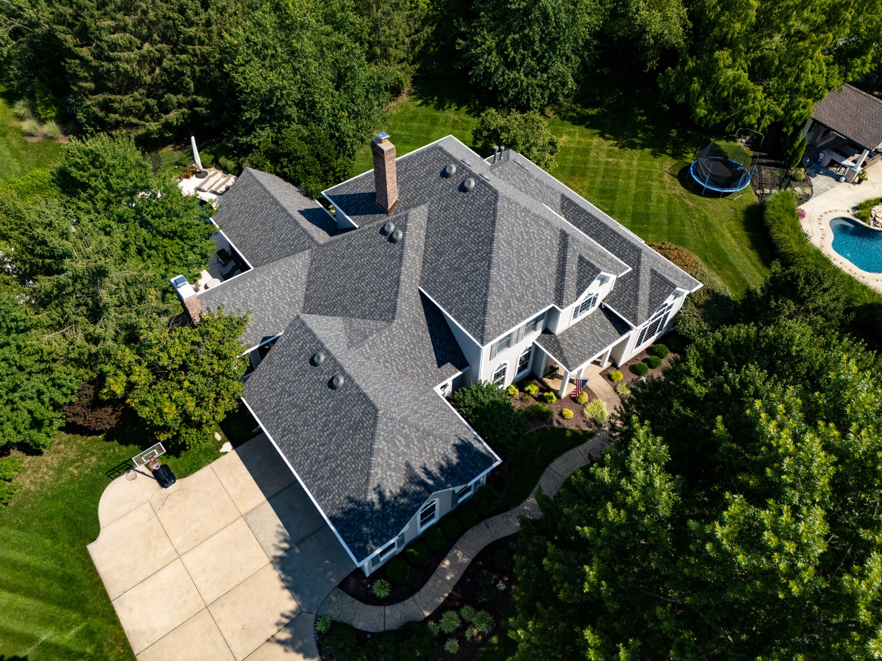 Aerial drone photograph