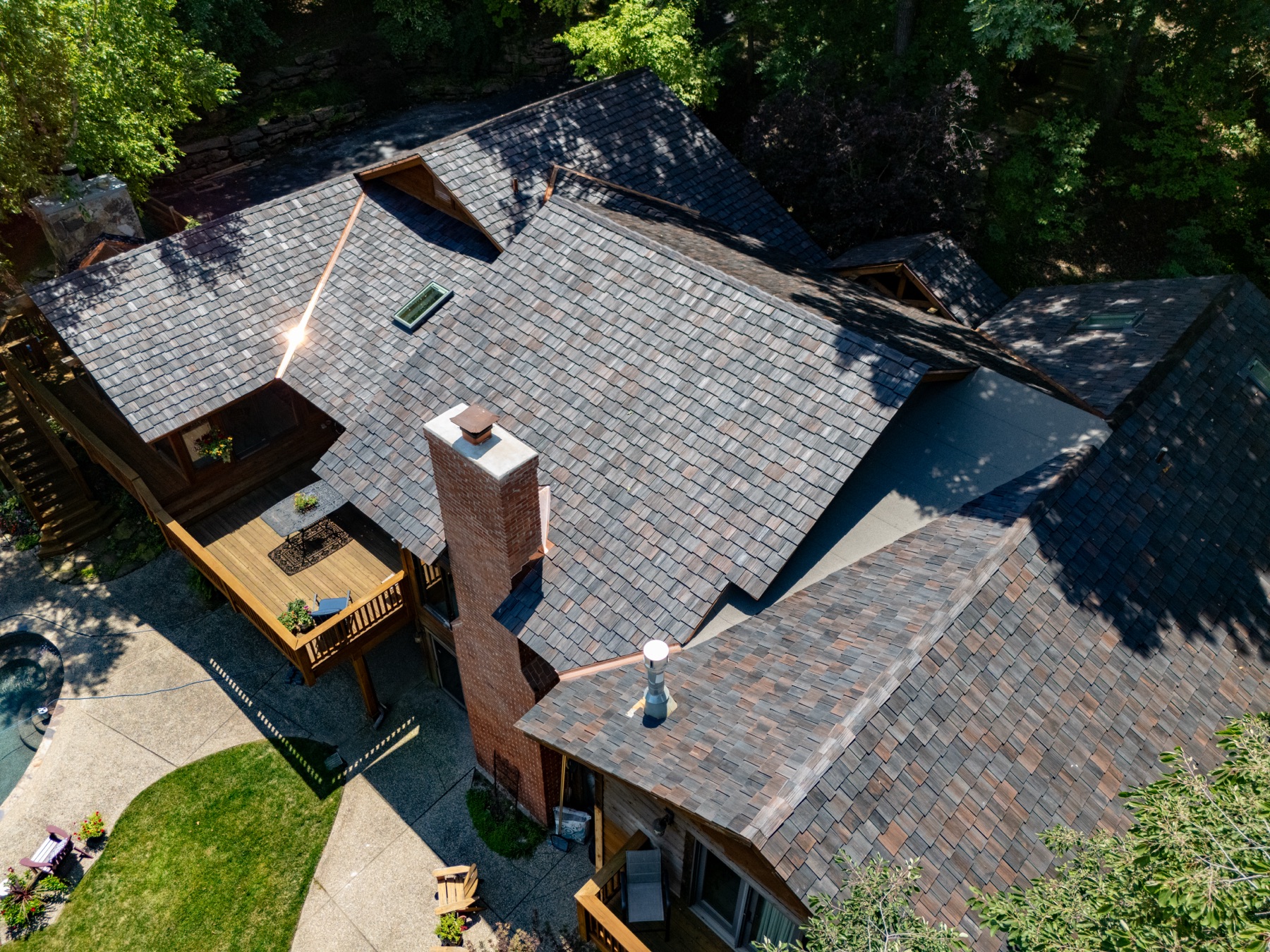 Aerial drone photograph