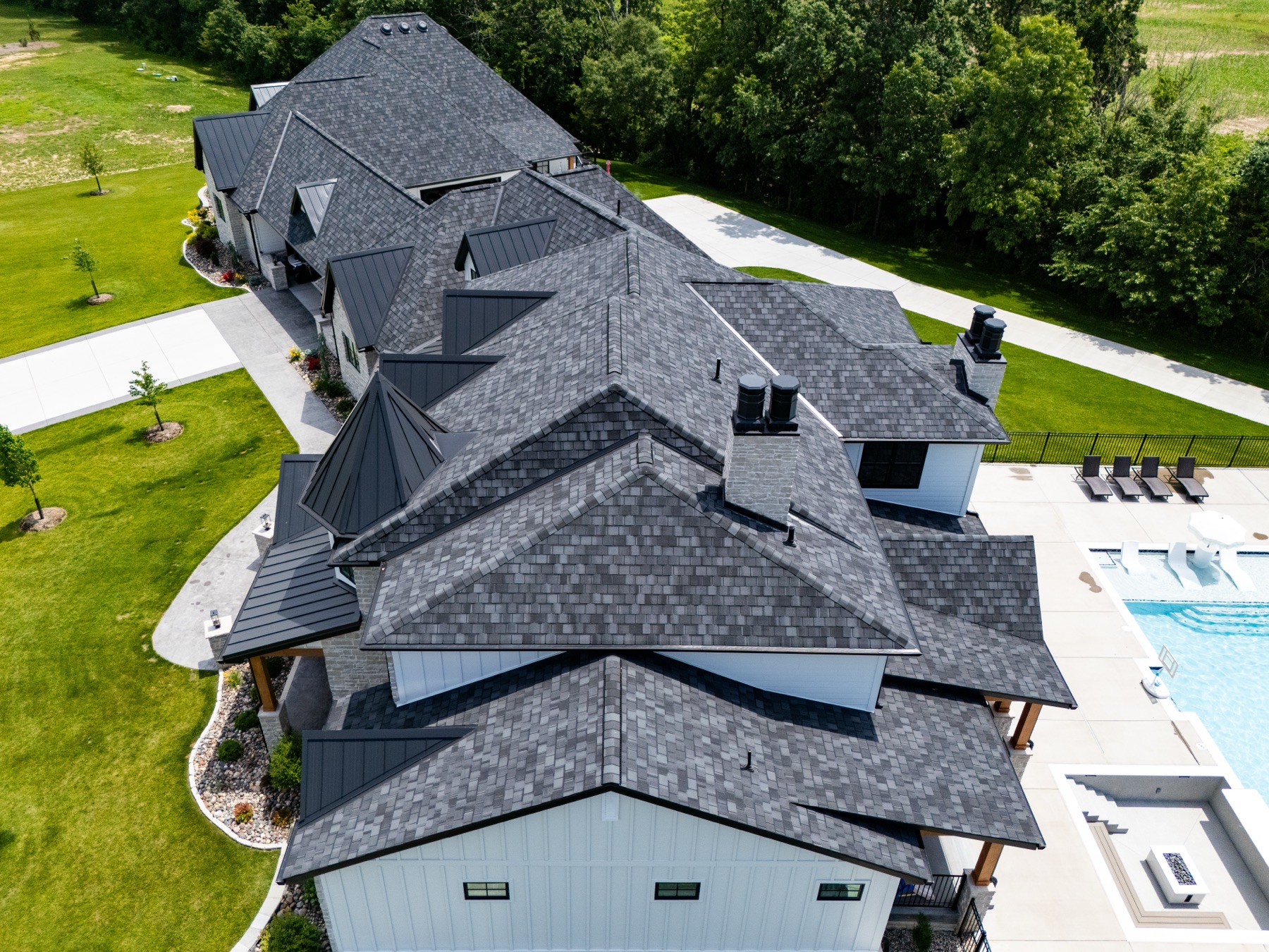 Aerial drone photograph