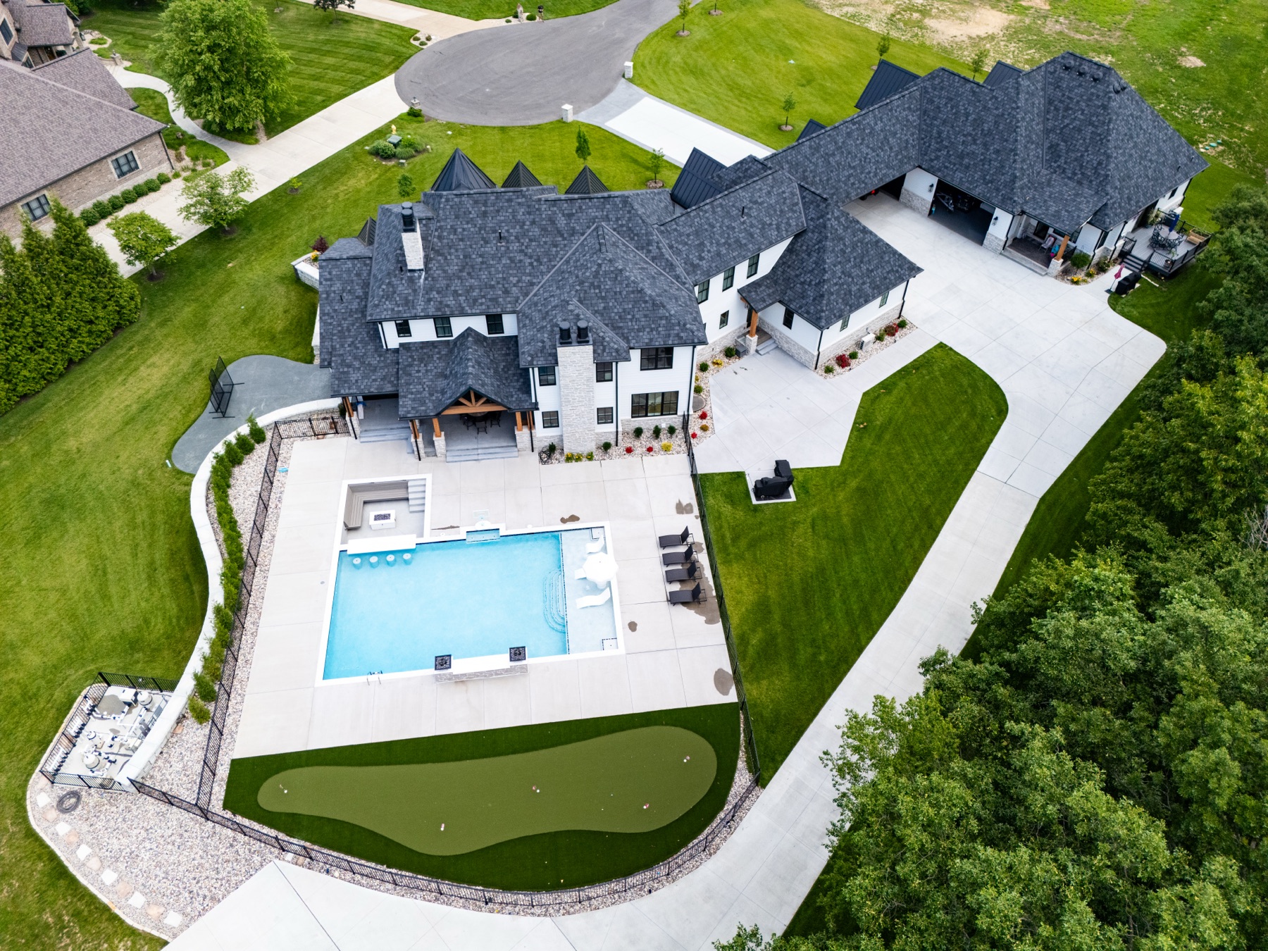 Aerial drone photograph
