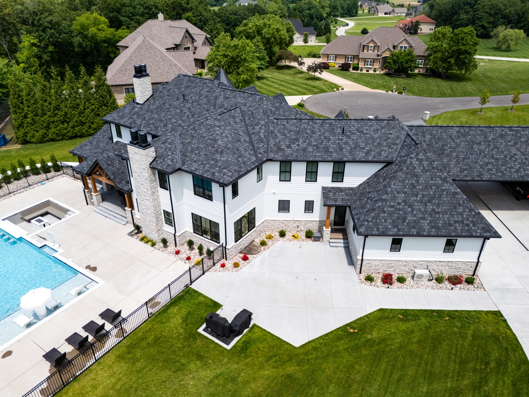 Aerial drone photograph