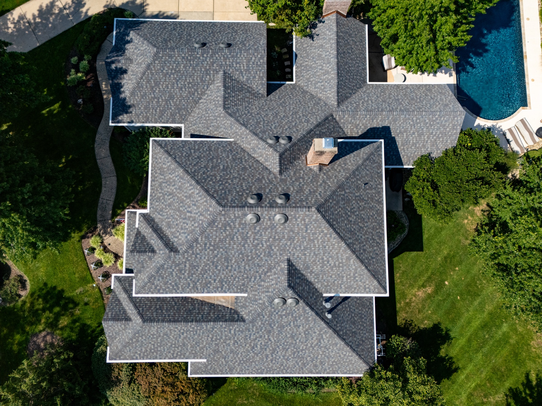 Aerial drone photograph