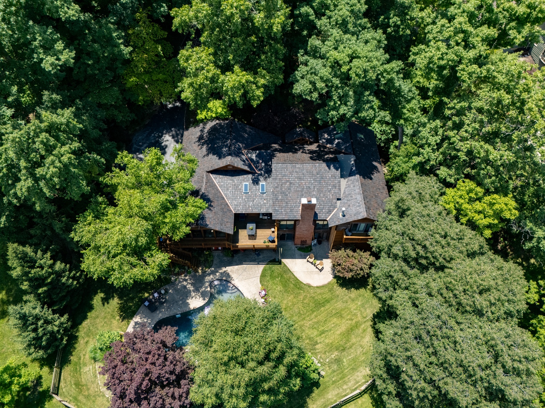 Aerial drone photograph