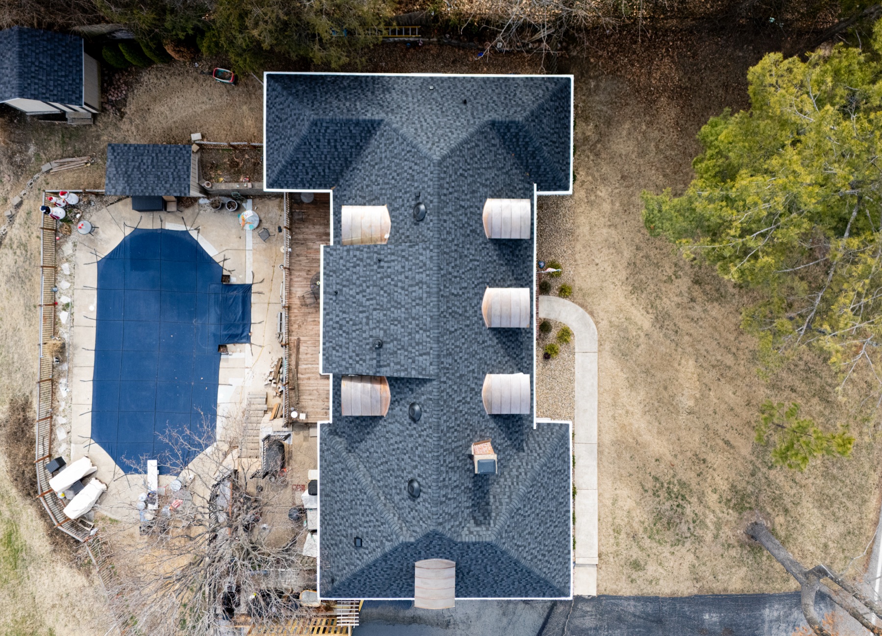 Aerial drone photograph