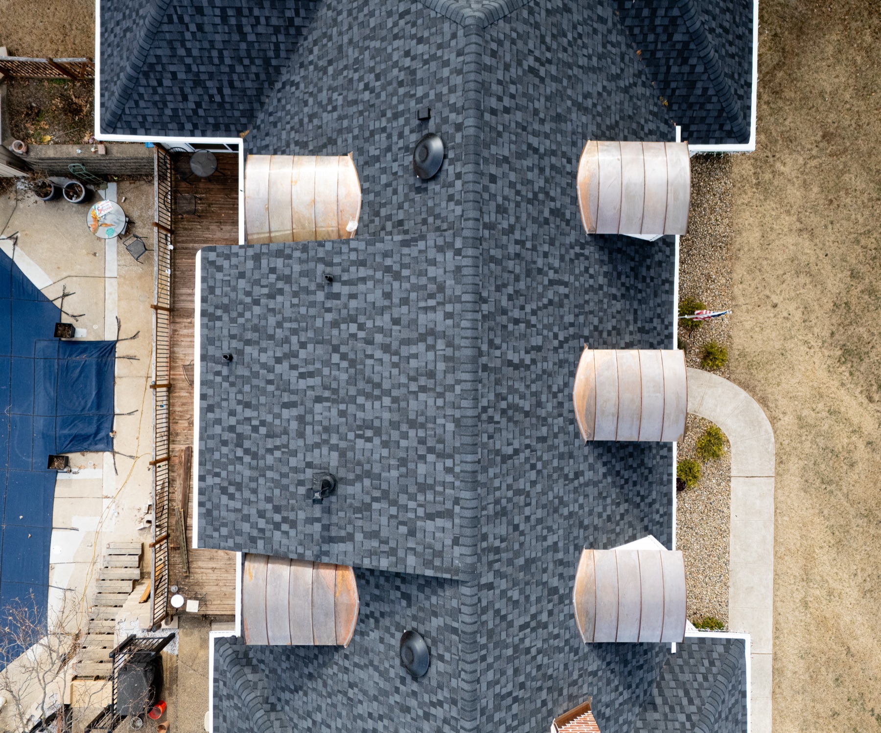 Aerial drone photograph